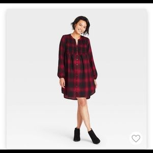 Knox Rose Plaid Mini Dress, size L